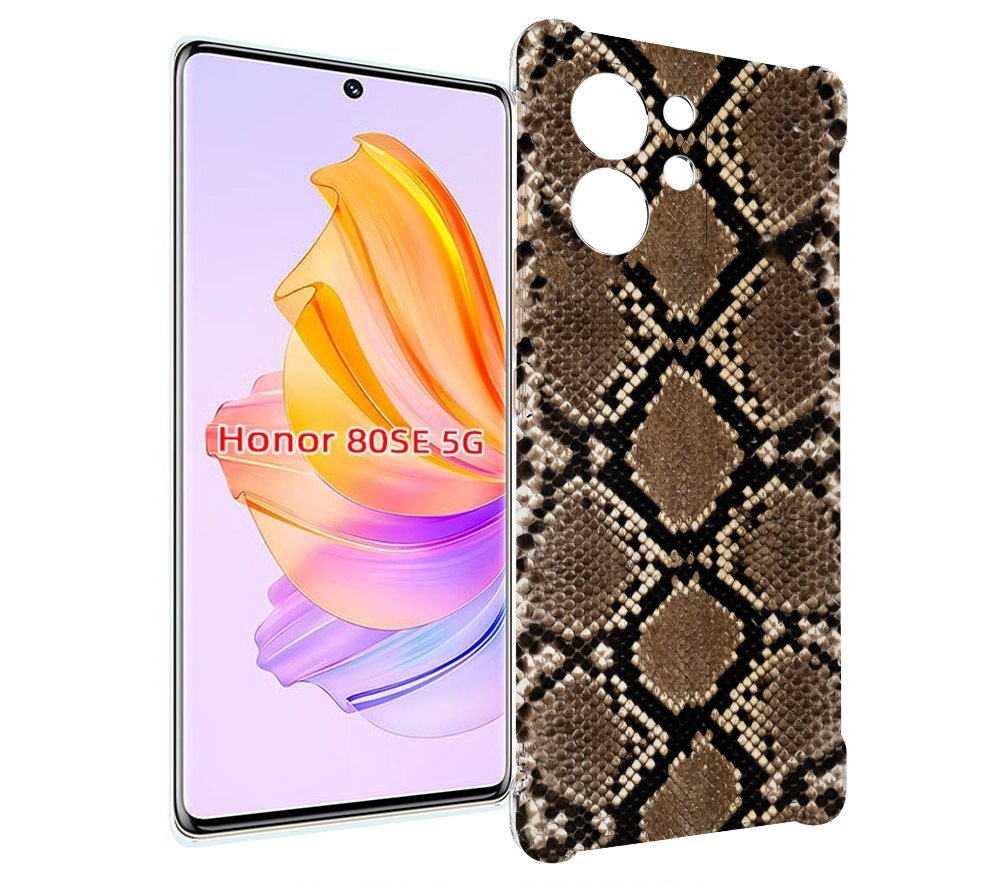 

Чехол MyPads змеиная кожа для Honor 80 SE, Прозрачный, Tocco