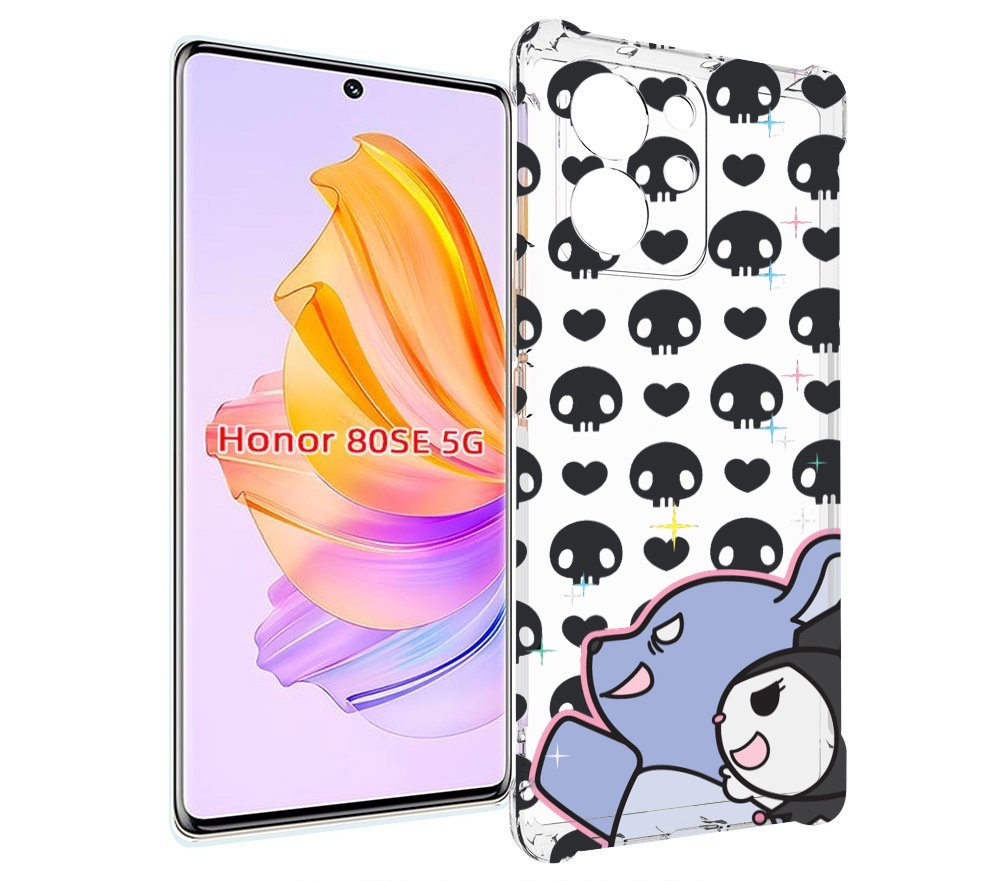 

Чехол MyPads злые-мини-животные детский для Honor 80 SE, Прозрачный, Tocco