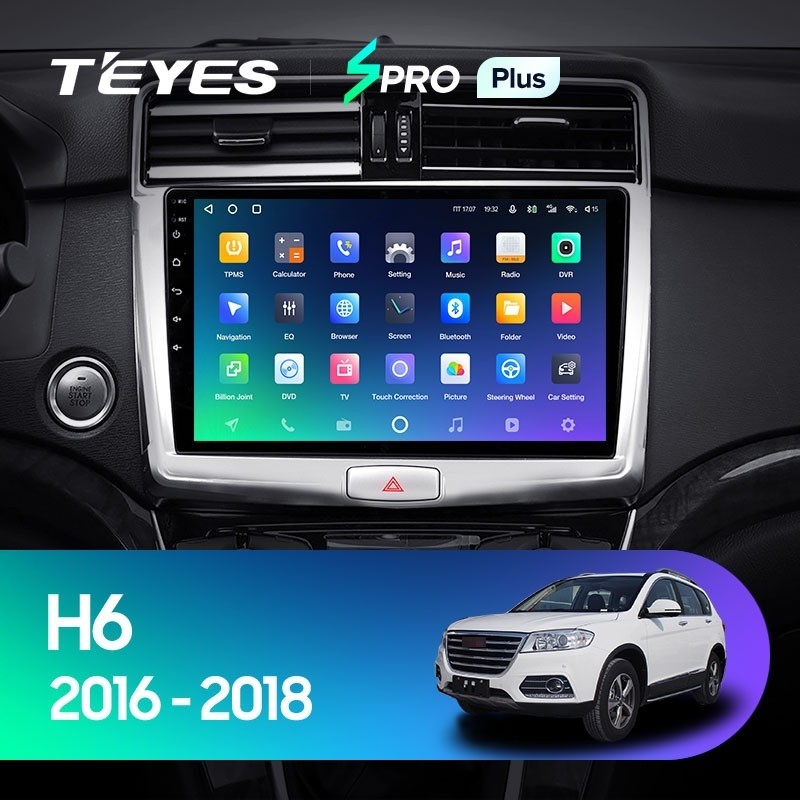 Штатная магнитола Teyes SPRO Plus 432 Haval H6 2016-2018 3060000₽
