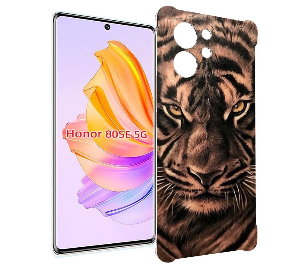 

Чехол MyPads злой-большой-тигр для Honor 80 SE, Прозрачный, Tocco