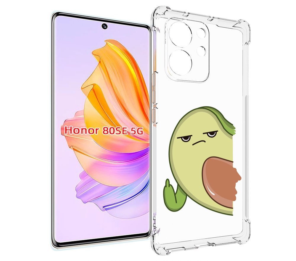 

Чехол MyPads злой-авокадо для Honor 80 SE, Прозрачный, Tocco