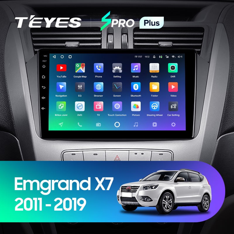Штатная магнитола Teyes SPRO Plus 432 Geely Emgrand X7 1 GX7 EX7 2011-2019 3369500₽
