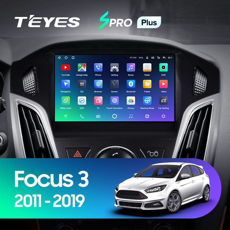 Штатная магнитола Teyes SPRO Plus 432 Ford Focus 3 2011-2019 3634000₽
