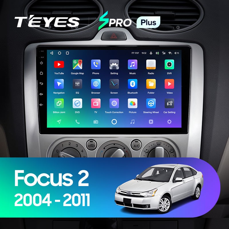 Штатная магнитола Teyes SPRO Plus 432 Ford Focus 2 Mk 2 2005-2010 F1 3530500₽