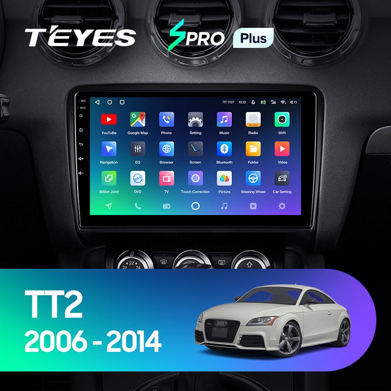 Штатная магнитола Teyes SPRO Plus 432 Audi TT 2 2006-2014 3438500₽
