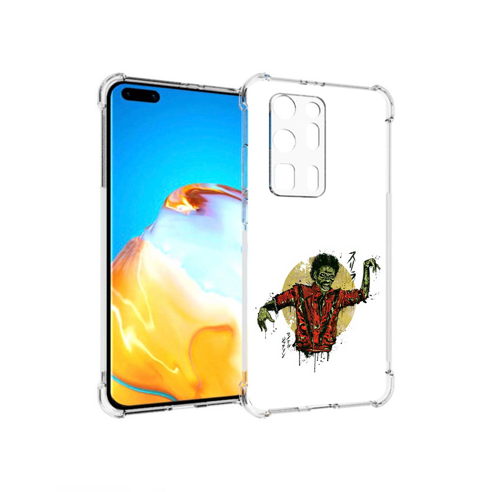 

Чехол MyPads Tocco для Huawei P40 Pro+ Зомби, Прозрачный, Tocco