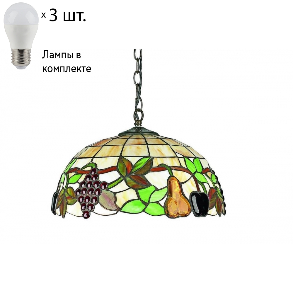 

Светильник подвесной с лампочками Omnilux OML-80303-03+Lamps