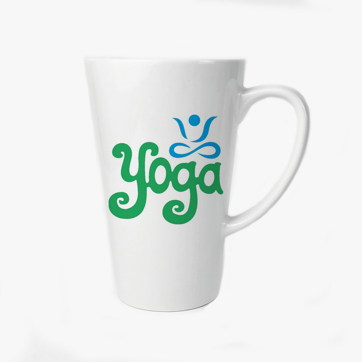 фото Большая конусная кружка coolpodarok йога yoga