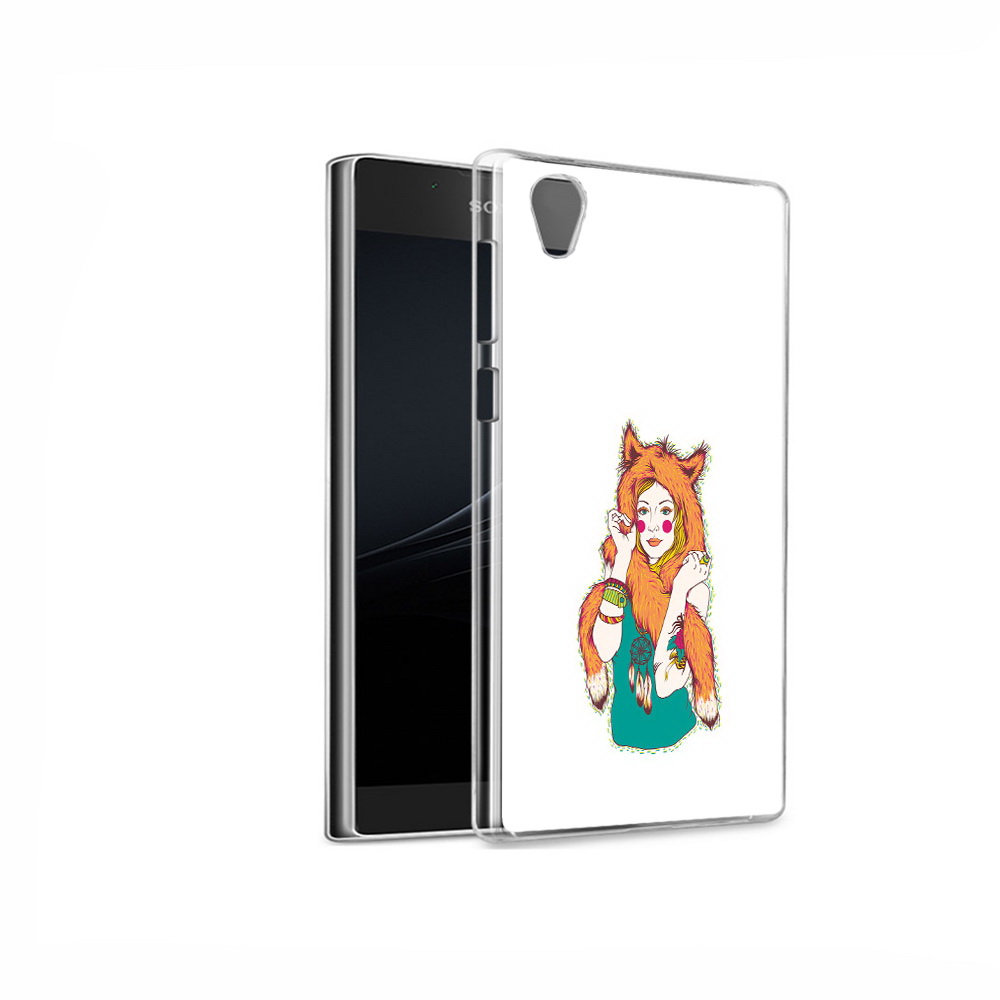 

Чехол MyPads Tocco для Sony Xperia L1 Девушка лиса (PT66853.250.62), Прозрачный, Tocco
