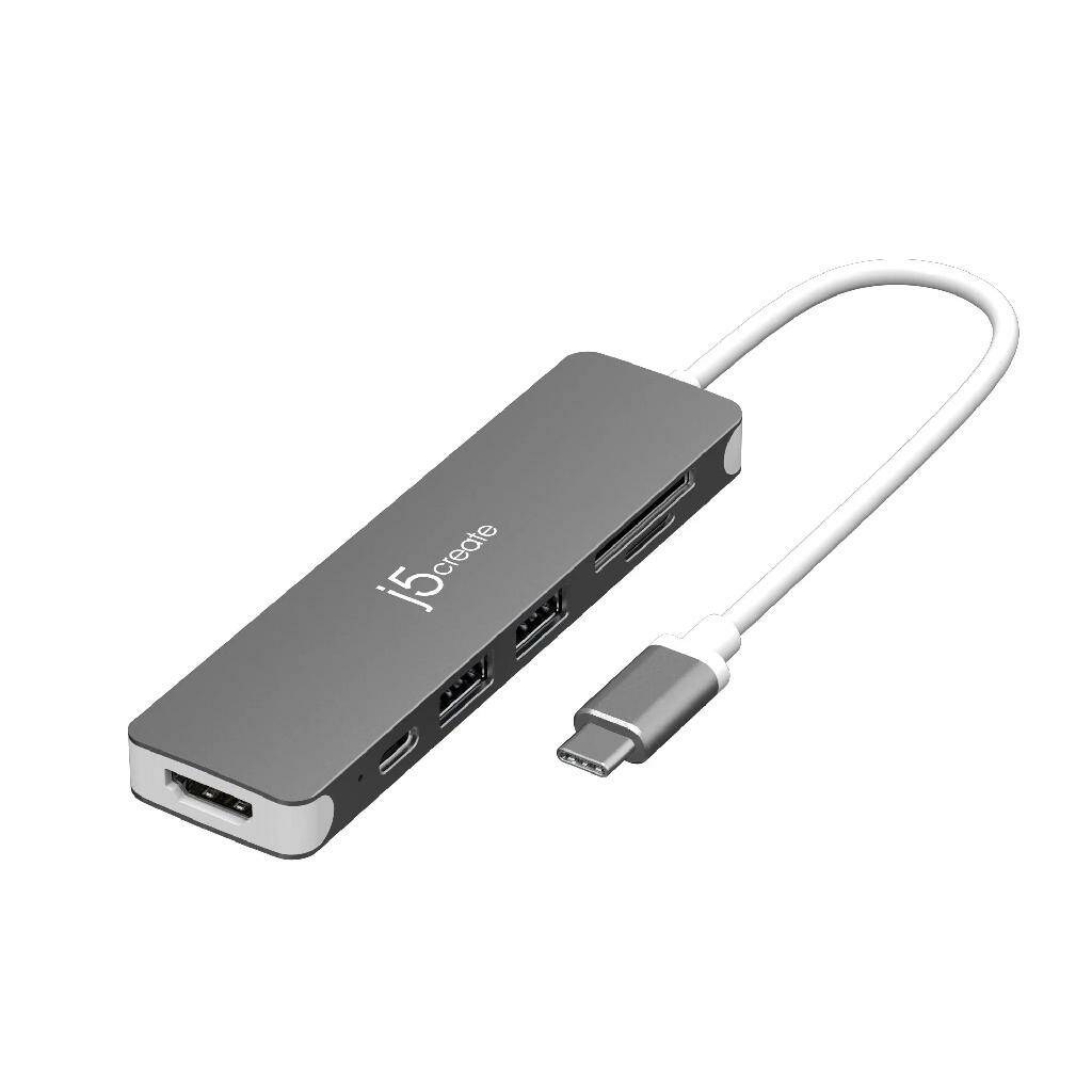 фото Хаб j5create usb-c® to 4k hdmi™ multi-port hub