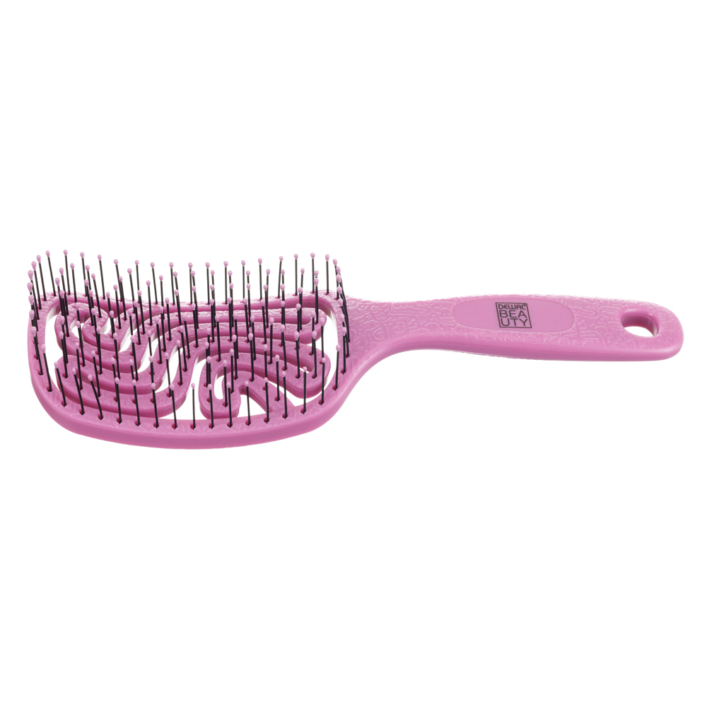 Щетка для волос Dewal Beauty Eco-Friendly с нейлоновым штифтом фиолетовый DBEF71-Violet аксессуар для волос мальви бабочки на ах 17 см серебро
