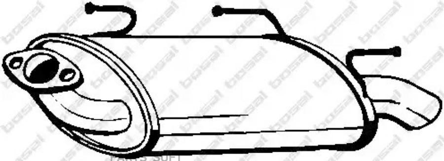 

Глушитель задняя часть Nissan Almera II Hatchback 00>06 BOSAL 145503