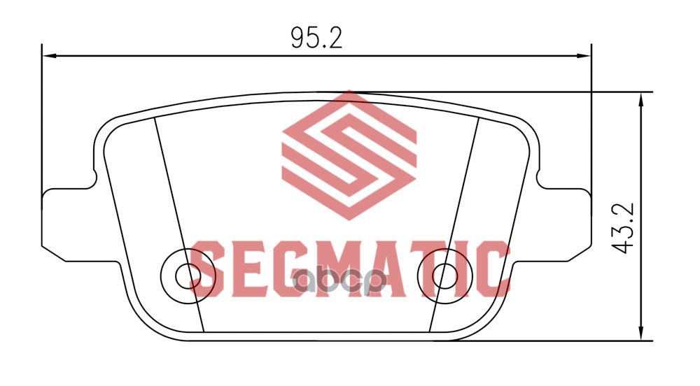 

Тормозные колодки SEGMATIC sgbp2606