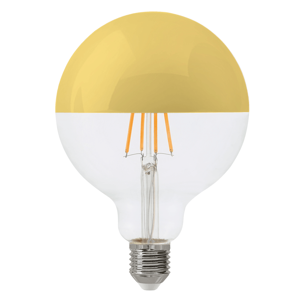 фото Лампа светодиодная hiper thomson led filament g125 7w 750lm е27 2700k gold