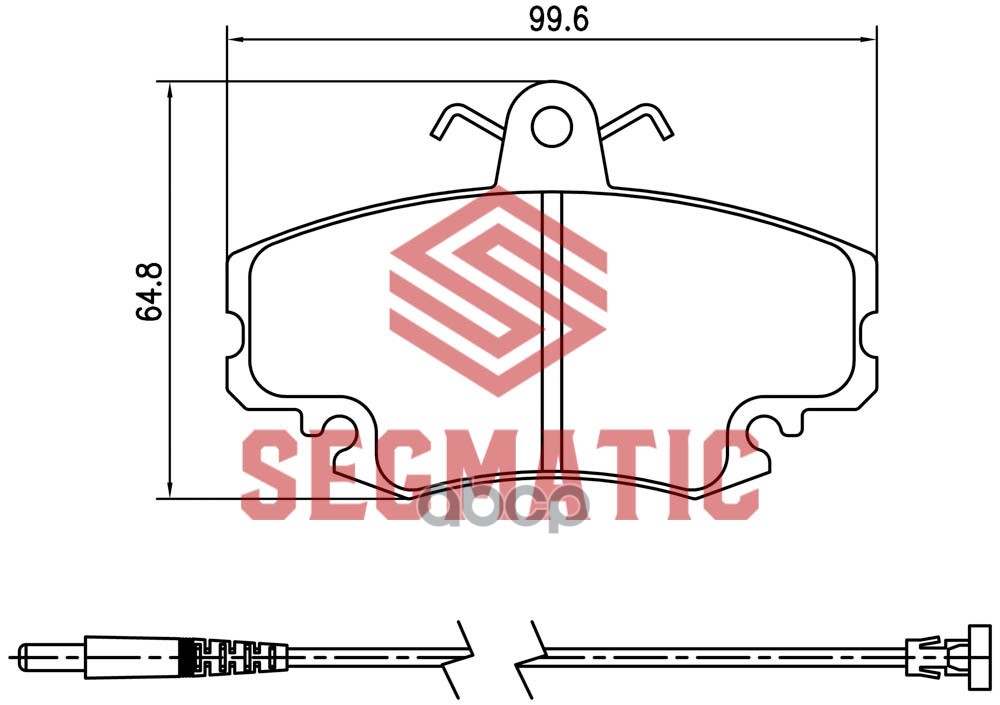 

Тормозные колодки SEGMATIC sgbp2583