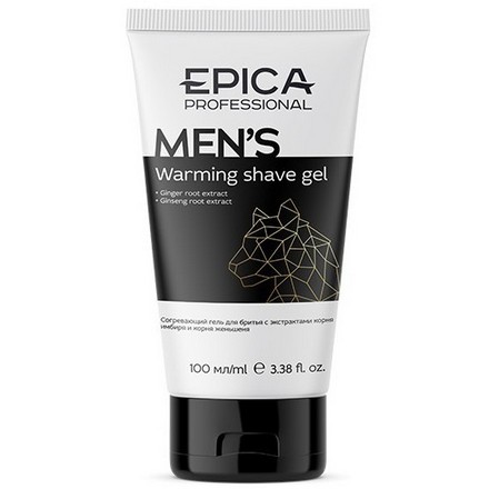 Согревающий гель для бритья Men's, Epica, 100 мл
