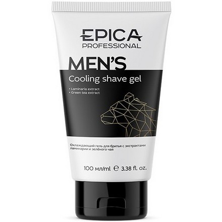 Охлаждающий гель для бритья Men's, Epica, 100 мл nivea men охлаждающий бальзам после бритья для чувствительной кожи
