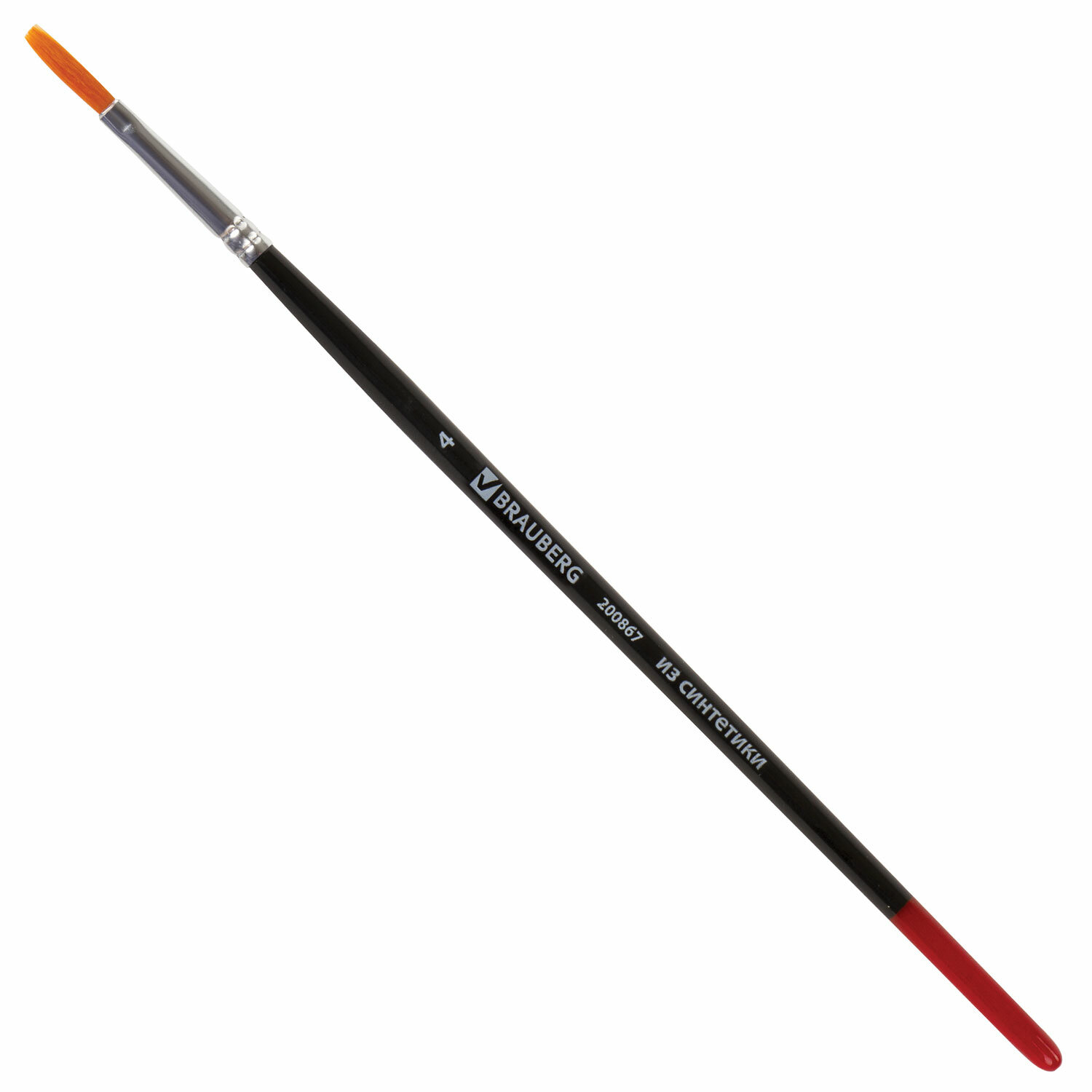

Кисть Brauberg синтетика, плоская, №4, 200867, 30 шт