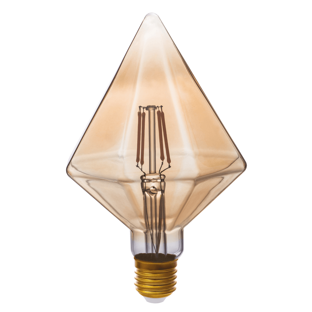 фото Лампа светодиодная hiper thomson led deco filament crystal 4w 480lm e27 95155 1800k gold