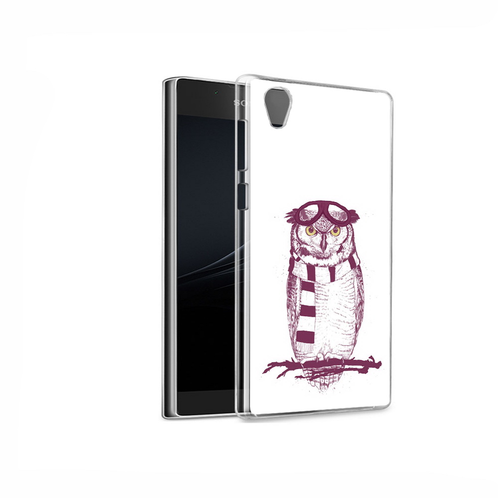 

Чехол MyPads Tocco для Sony Xperia L1 сова-летчик (PT66853.250.612), Прозрачный, Tocco