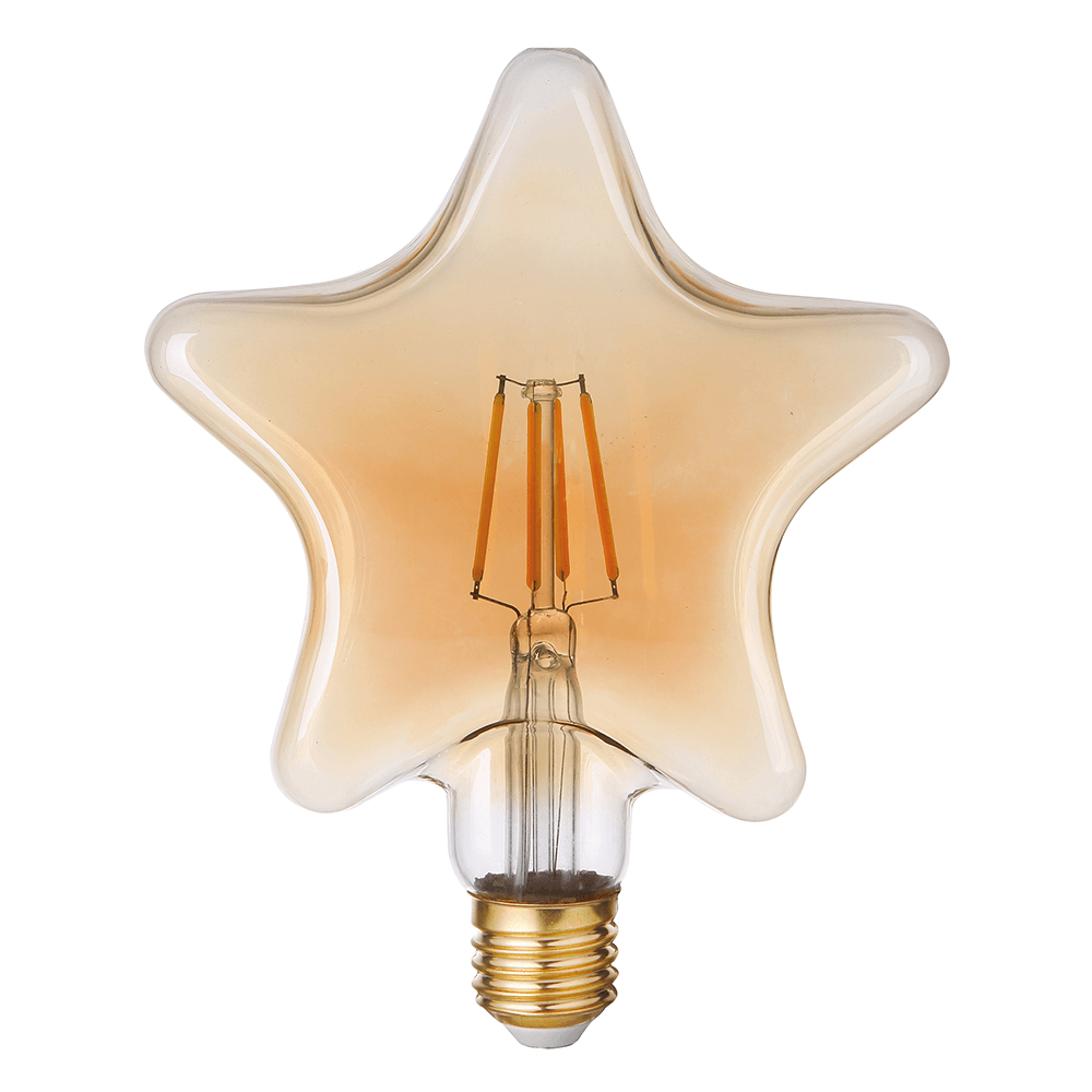 Лампа светодиодная HIPER THOMSON LED DECO FILAMENT STAR 4W 480Lm E27 145180 1800K GOLD 581₽