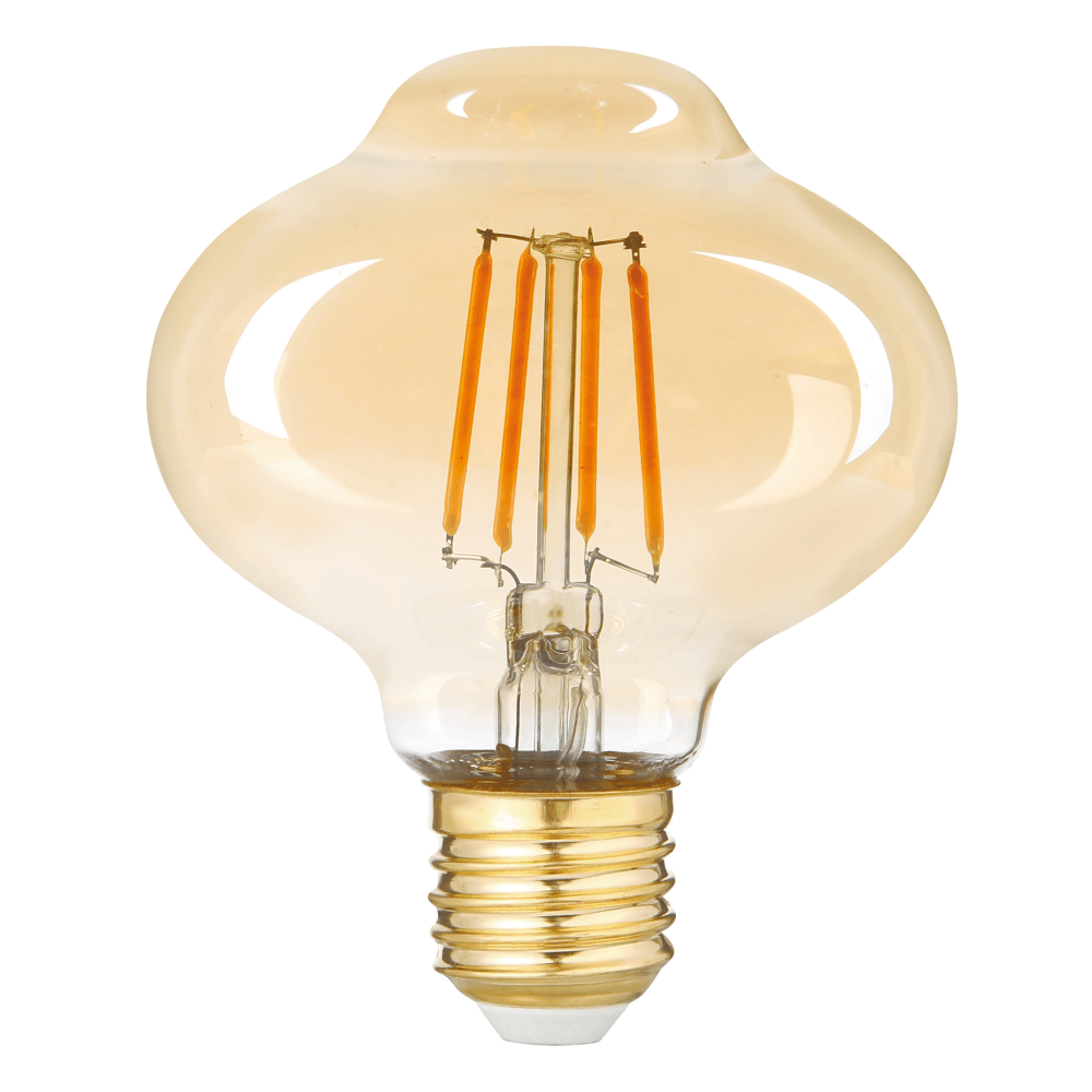 фото Лампа светодиодная hiper thomson led deco filament turnip 4w 480lm e27 80112 1800k gold