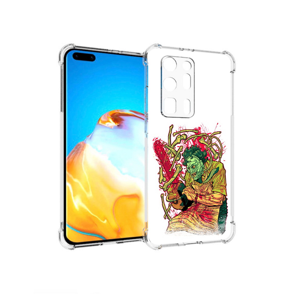 

Чехол MyPads Tocco для Huawei P40 Pro+ яркий мясник, Прозрачный, Tocco
