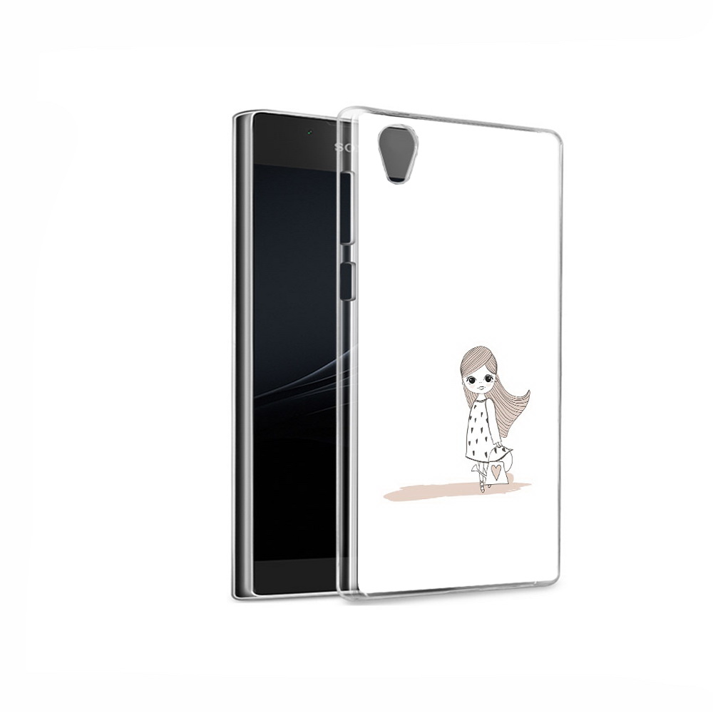 Чехол MyPads Tocco для Sony Xperia L1 Девочка с сумкой (PT66853.250.61)