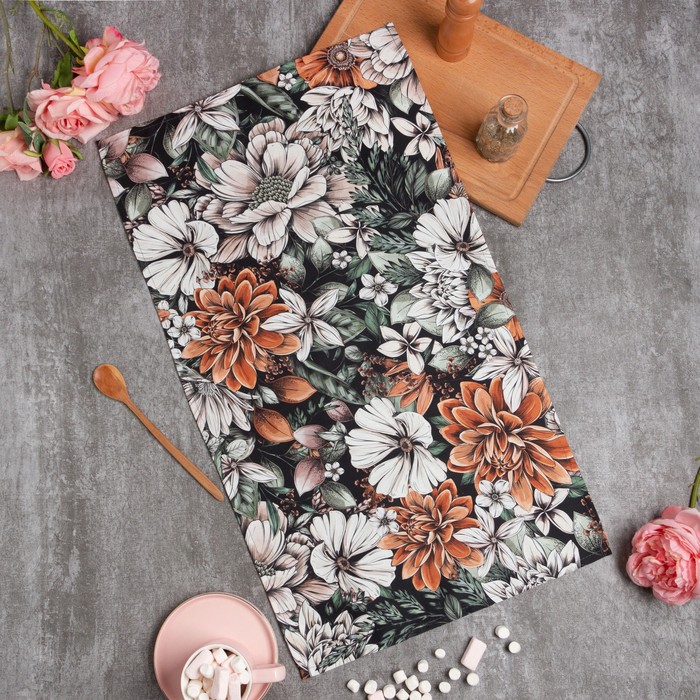 

Полотенце "Этель" Meadow flower 40х73 см, 100% хл, саржа 190 г/м2, Разноцветный