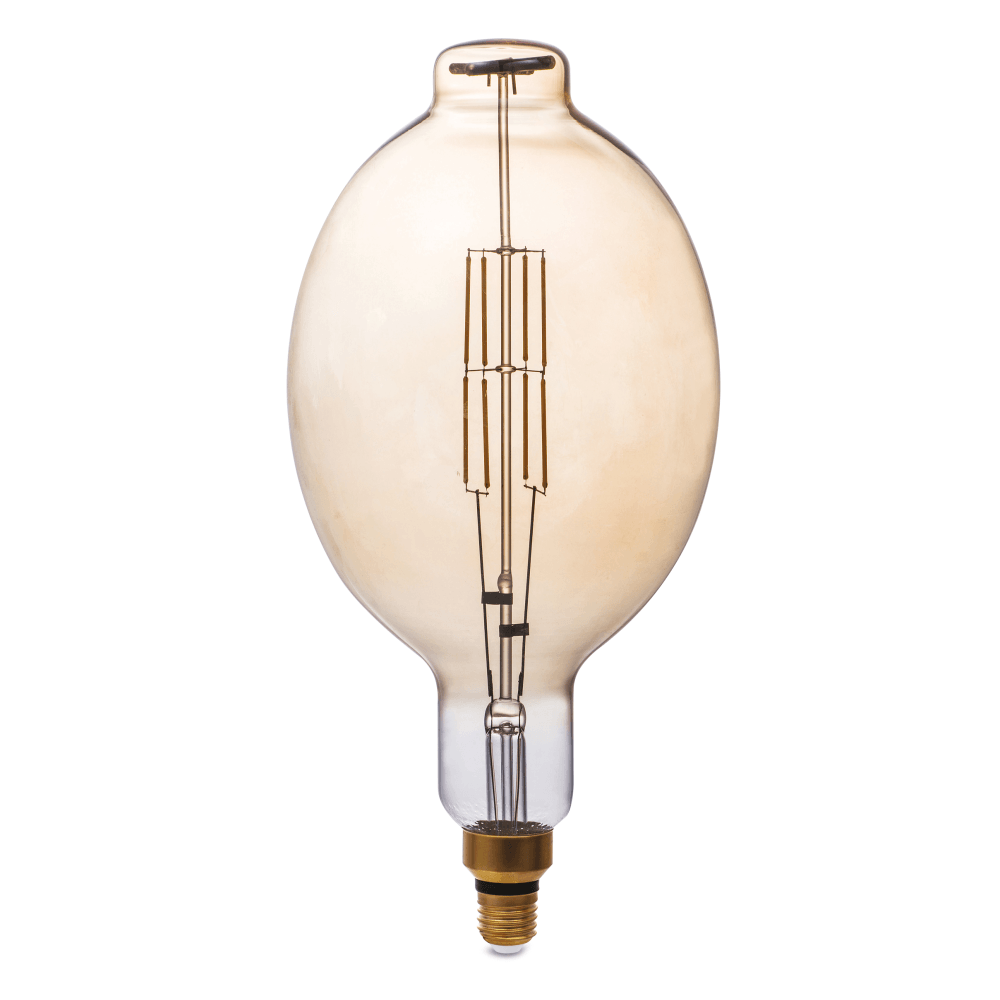 Лампа светодиодная HIPER THOMSON LED VINTAGE FILAMENT BT180 8W 720Lm E27 180360 1800K GOLD