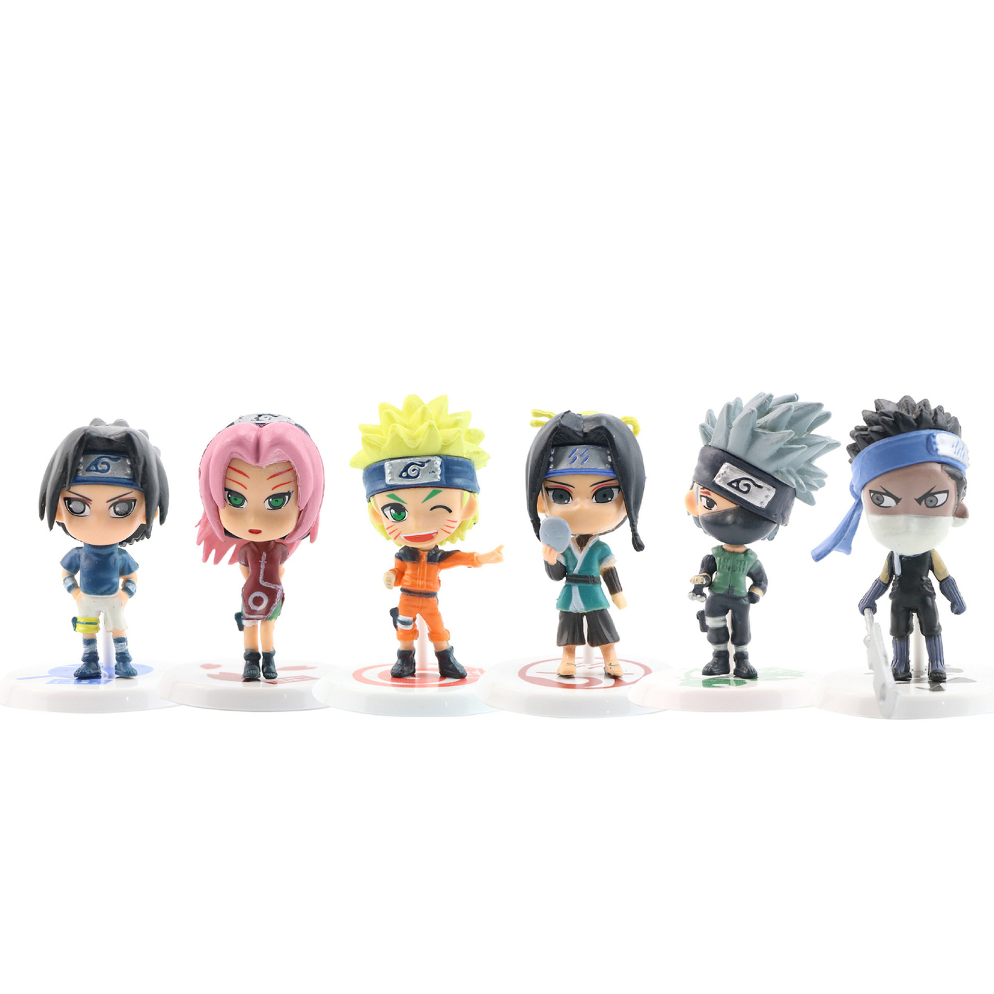 фото Набор фигурок geek place young shinobi 6шт. коллекционные nabor.figurki.naruto1