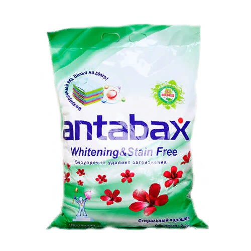 Суперочищающий стиральный порошок Antabax c отбеливающим эффектом