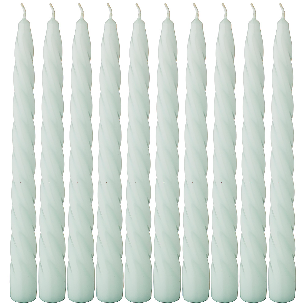 

Свечи крученые Adpal 23 см, лакированный мятный 10шт