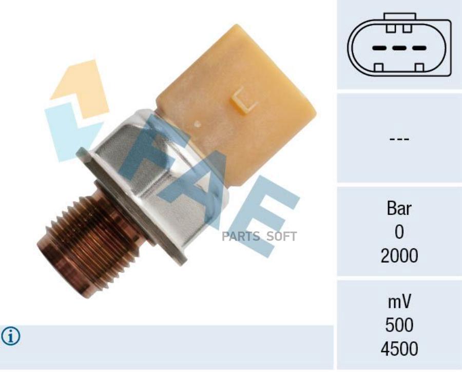 Датчик Давления Топлива FAE 15604