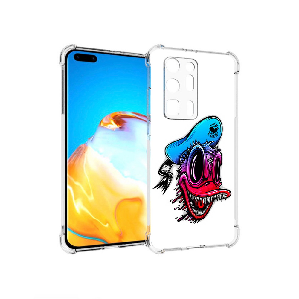 

Чехол MyPads Tocco для Huawei P40 Pro+ Дональд, Прозрачный, Tocco