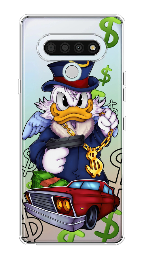 

Чехол на LG Stylo 6 "Scrooge McDuck with a Gold Chain", Красный;синий;белый, 84550-6