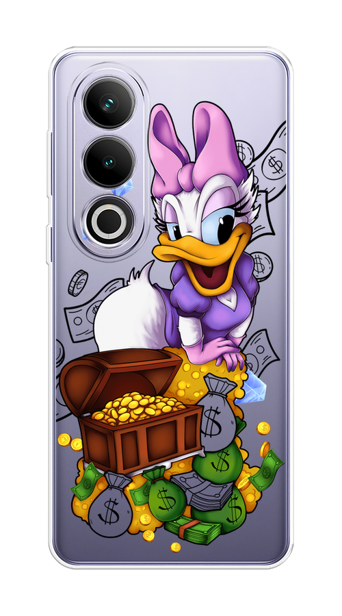 

Чехол на OnePlus Ace 3V "Rich Daisy Duck", Коричневый;белый;фиолетовый, 154850-1