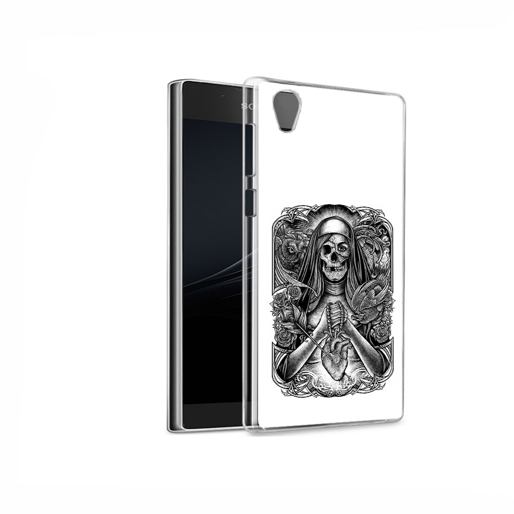 

Чехол MyPads Tocco для Sony Xperia L1 скелет с сердцем (PT66853.250.603), Прозрачный, Tocco