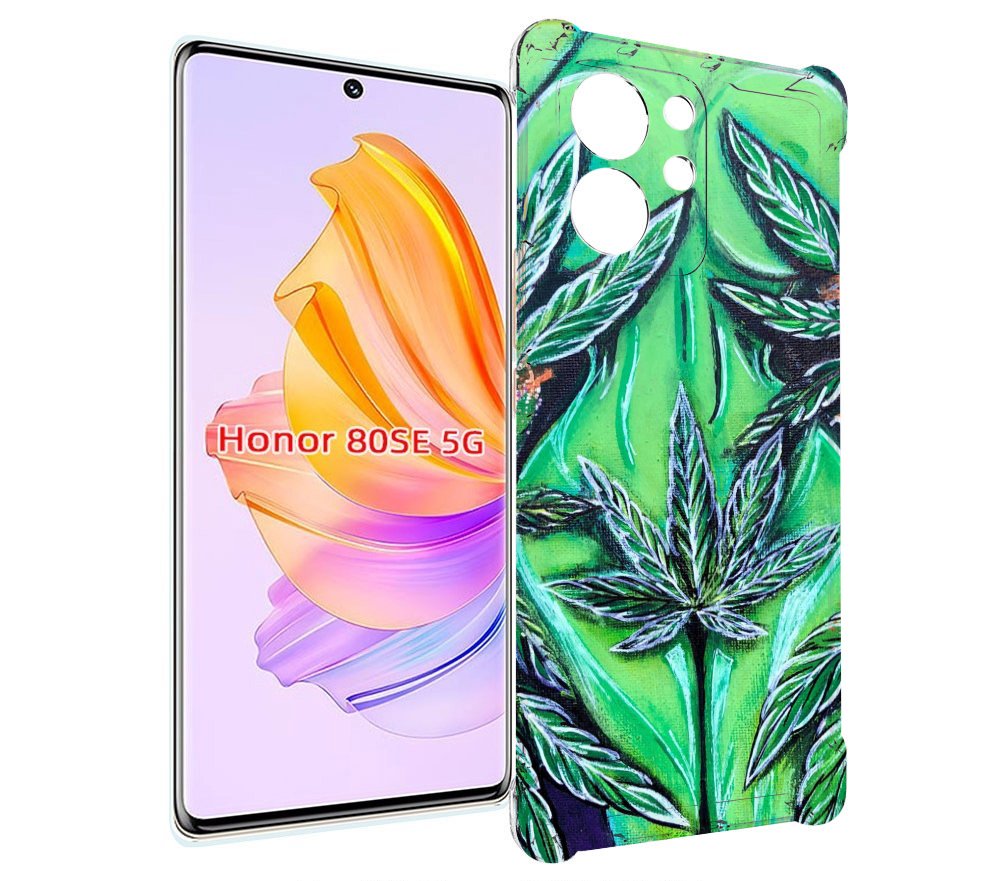 

Чехол MyPads зеленая девушка для Honor 80 SE, Прозрачный, Tocco