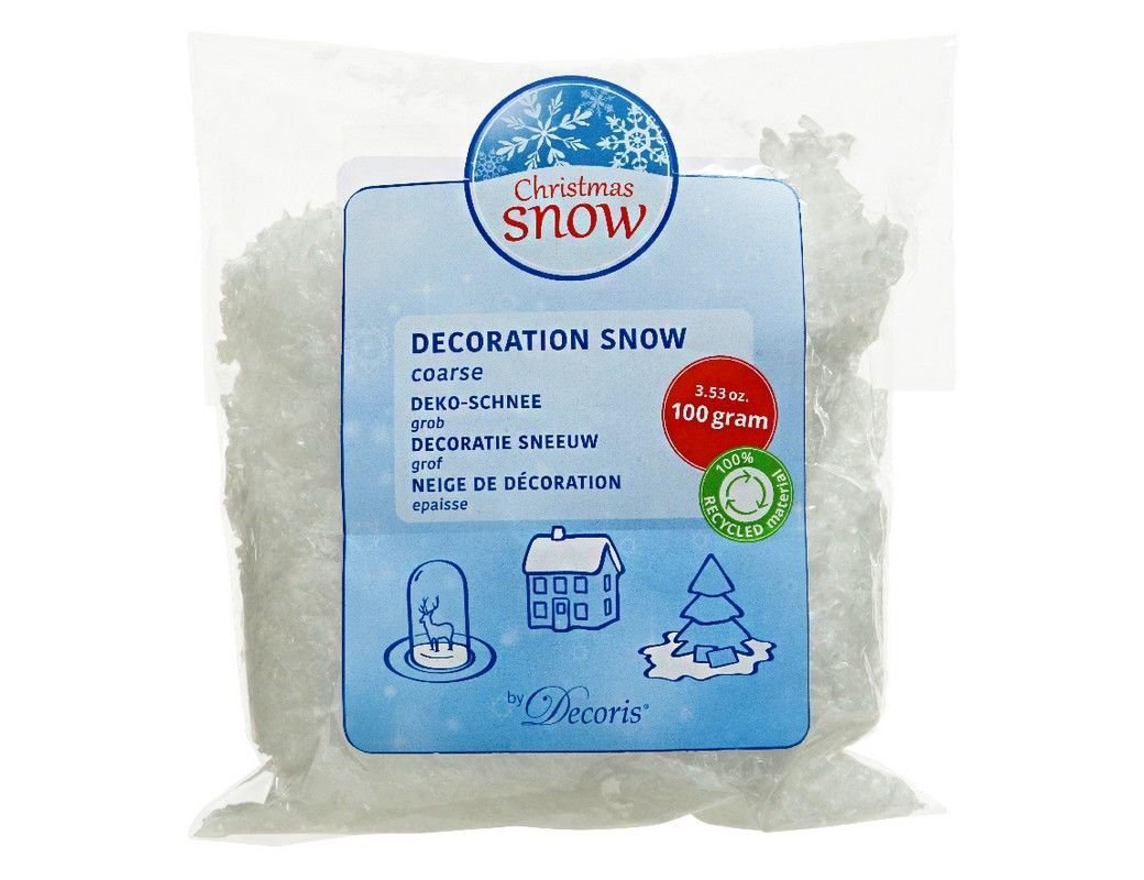 Искусственный снег из переработанного пластика DECORATION SNOW 80 г Kaemingk Decoris 2940₽