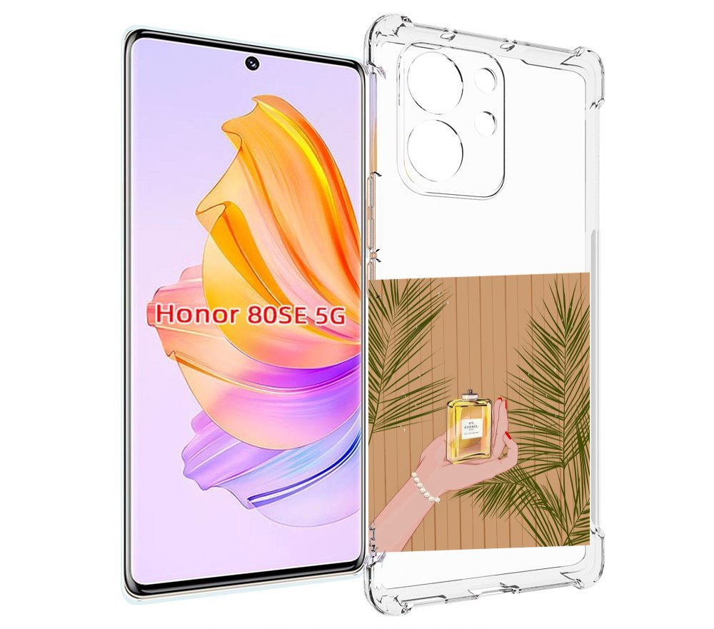 

Чехол MyPads запах-шанель-номер-5 для Honor 80 SE, Прозрачный, Tocco