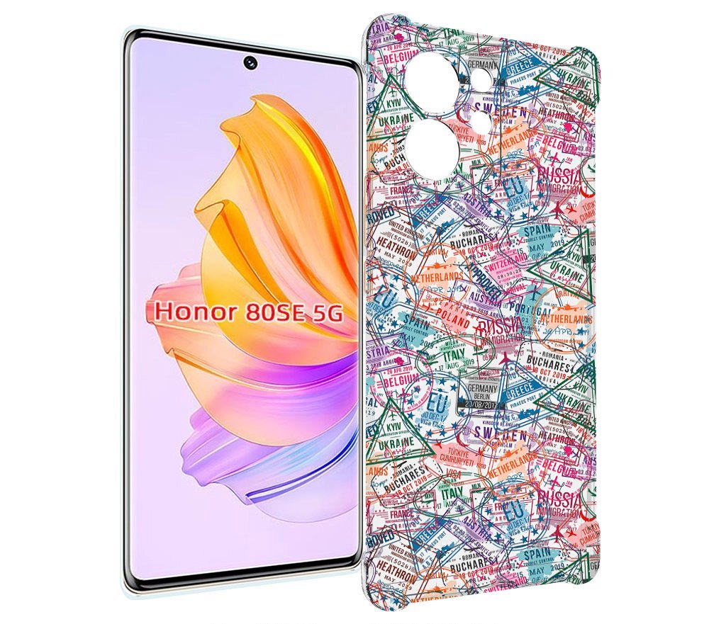 

Чехол MyPads загранчехол для Honor 80 SE, Прозрачный, Tocco