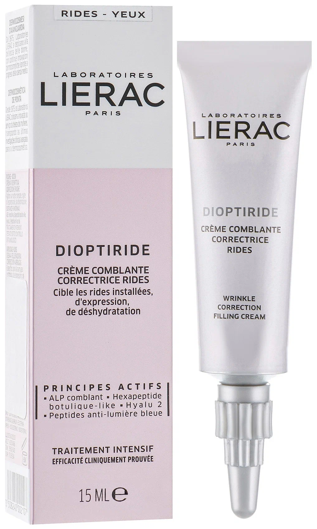 Крем для век LIERAC Dioptiride Wrinkle Correction Filling Cream против морщин, 15 мл крем люкс против морщин с экстрактом черной икры luxury anti wrinkle cream