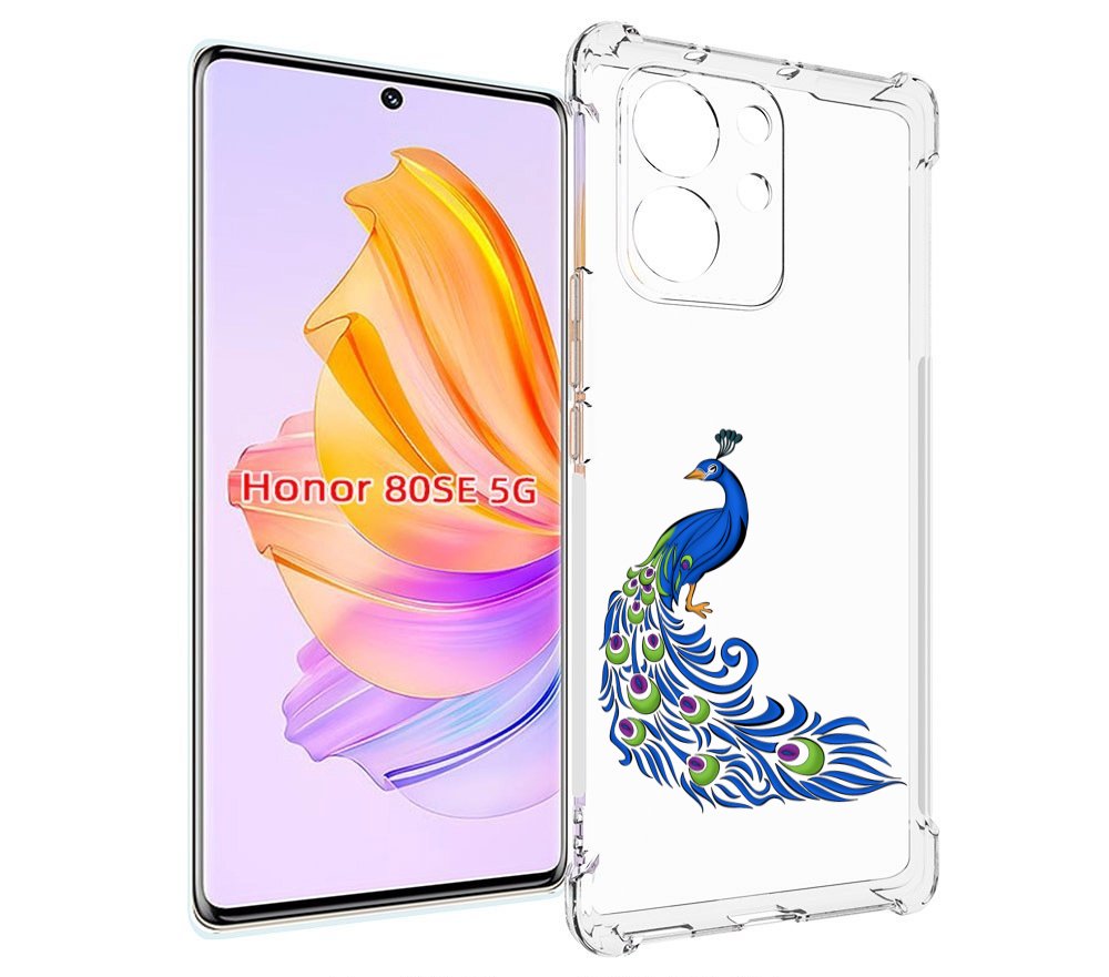 

Чехол MyPads жарптица-голубая для Honor 80 SE, Прозрачный, Tocco