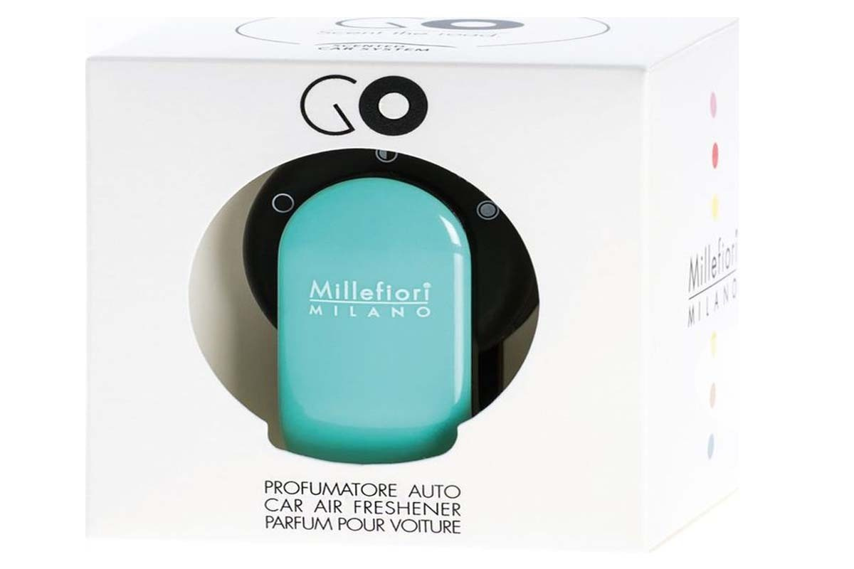 

Ароматизатор для автомобиля Millefiori Milano Сандал и бергамот Go Acquamarina, 172582