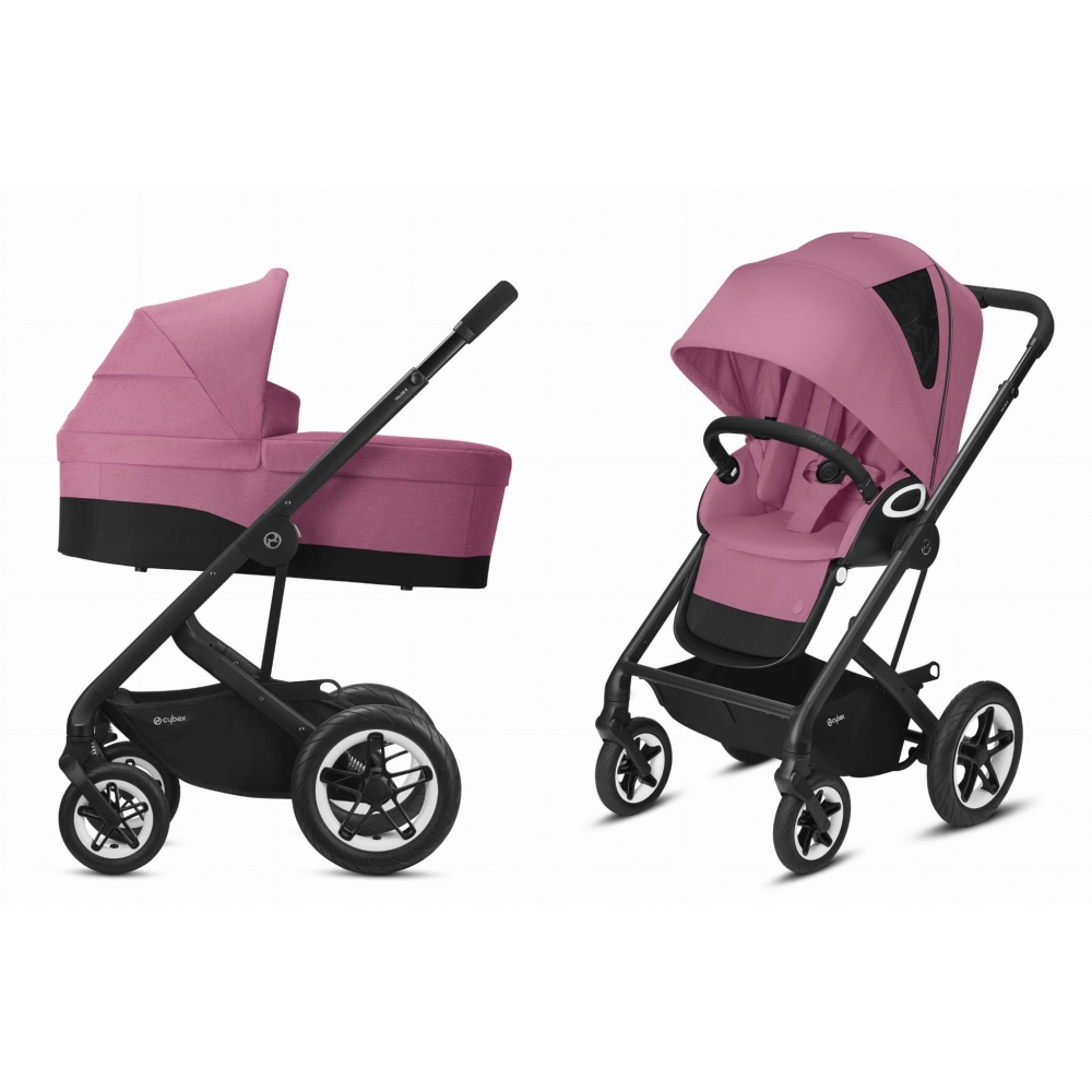 

Коляска Cybex Talos S Lux Magnolia Talos BLK 2в1 Pink, Talos S Lux 2в1