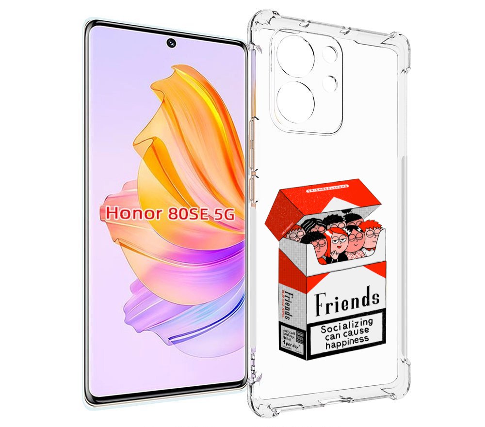 

Чехол MyPads друзья для Honor 80 SE, Прозрачный, Tocco