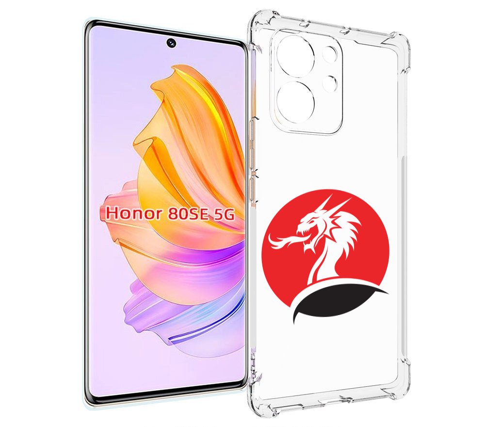 

Чехол MyPads дракон-рисунок для Honor 80 SE, Прозрачный, Tocco