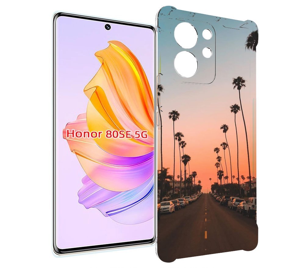 

Чехол MyPads дорога-с-закатом для Honor 80 SE, Прозрачный, Tocco