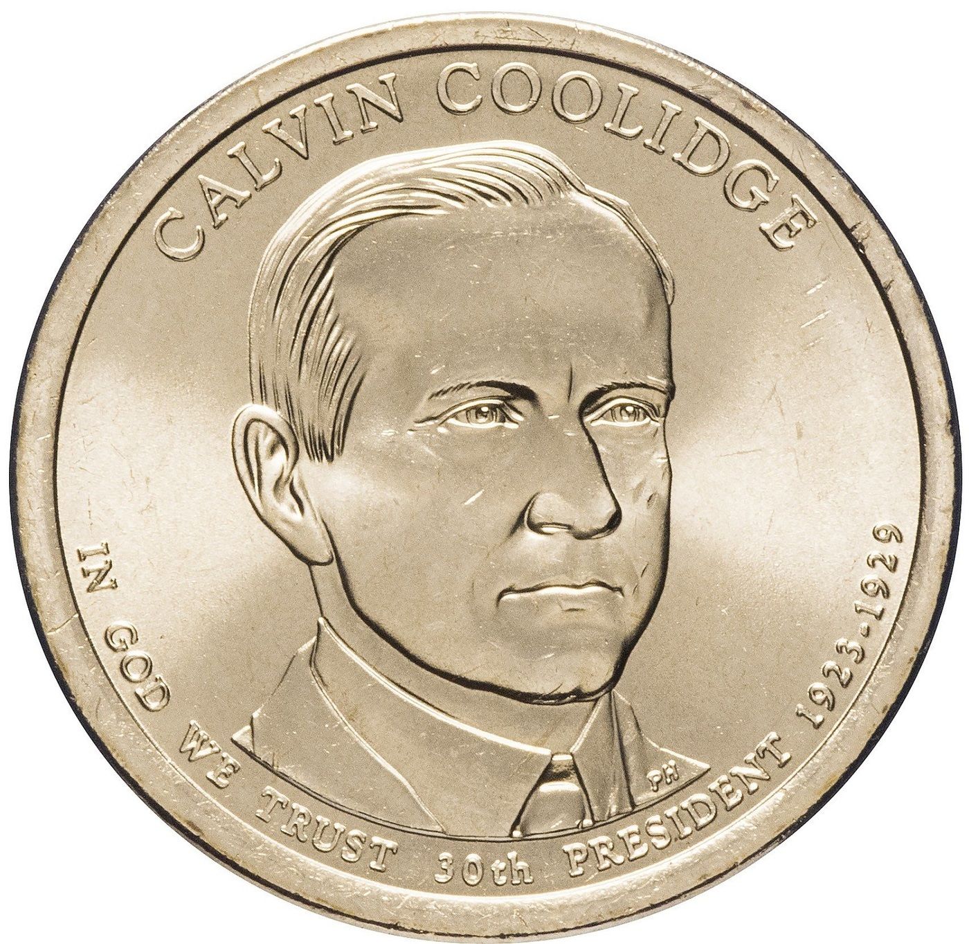 

Монета 1 доллар Калвин Кулидж, Президенты, США, D 2014 UNC